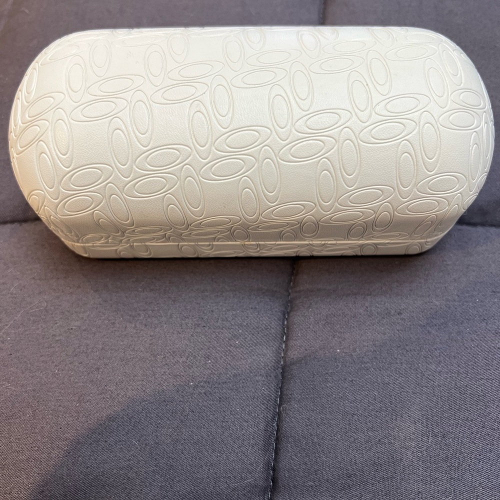 Elegant Cream Oakley Sunglass Case Only